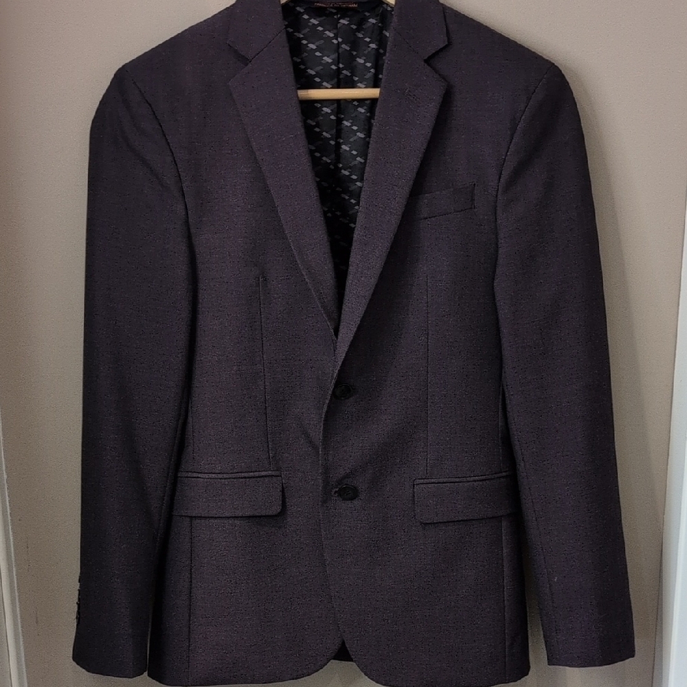 Egara Purple Sport Coat Skinny Fit